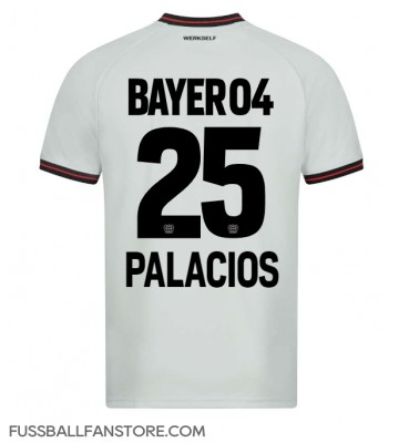 Bayer Leverkusen Exequiel Palacios #25 Replik Auswärtstrikot 2023-24 Kurzarm